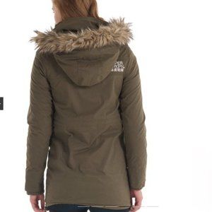 Superdry Army Green Hooded Windcheater Parka XS